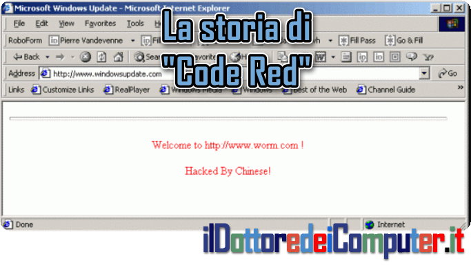 Code Red Un Virus Una Storia Il Dottore Dei Computer